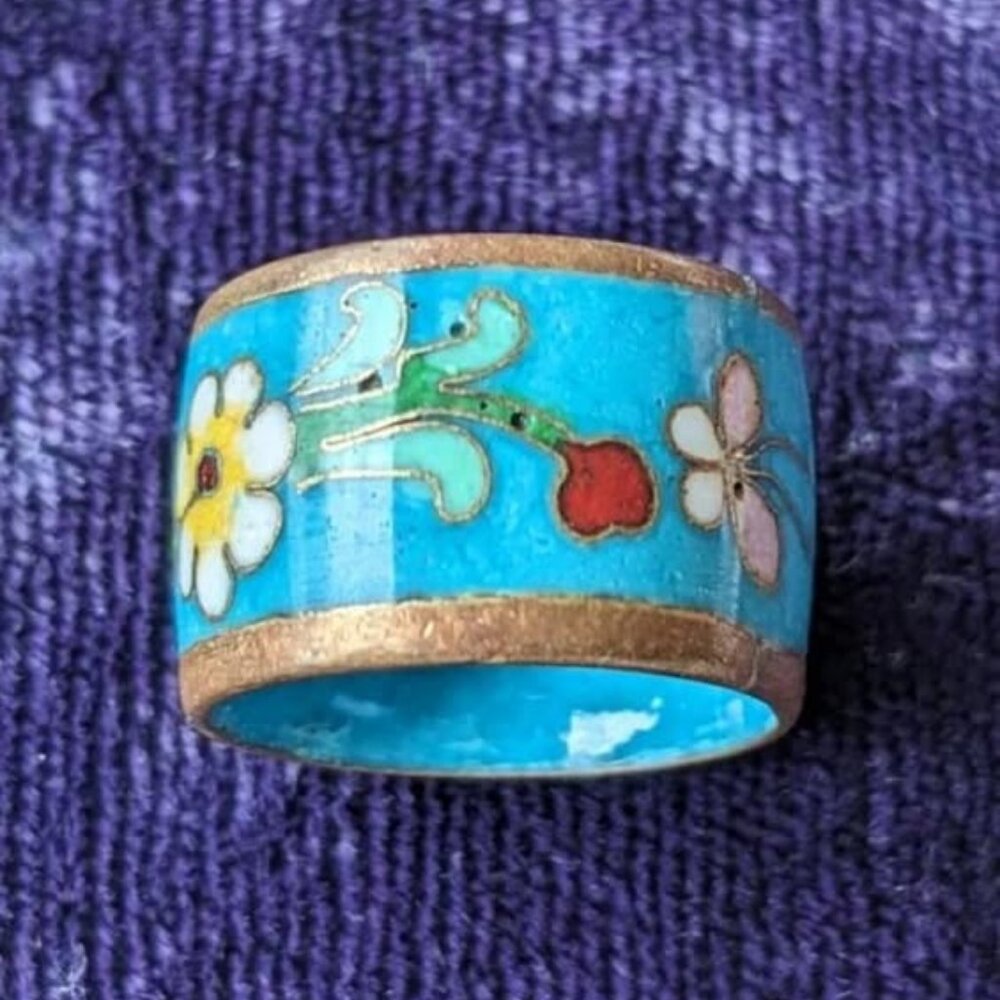 Antique Oriental Chinese Handmade Ring